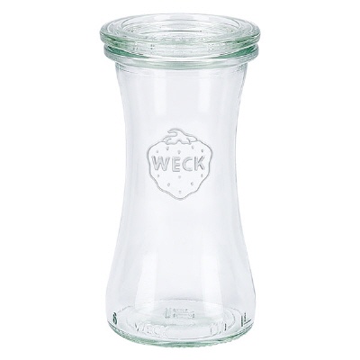 Bild 100ml Delikatessenglas mit Glasdeckel WECK RR40