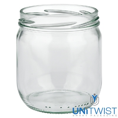 Bild 425ml Rundglas ohne Deckel (TO82) UNiTWIST