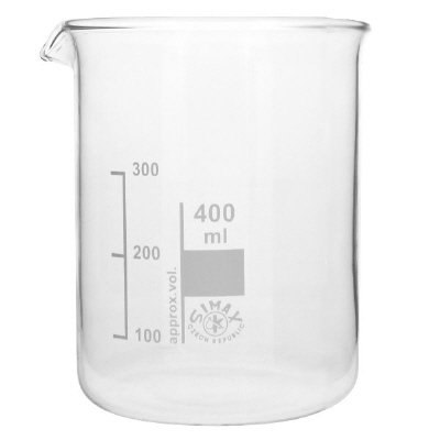 Bild Becherglas 400ml aus hitzefestem Borosilikatglas